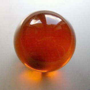 Kristallglaskugel-70 mm orange