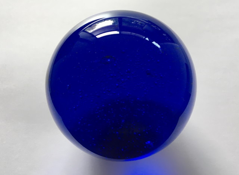 Glaskugel-100 mm mittelblau-II Wahl